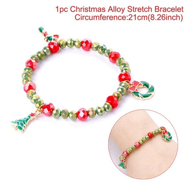 Christmas Bracelet Merry Christmas Decorations for Home Christmas Decor Santa Claus Xmas Kids Gift New Year Cristmas Decor
