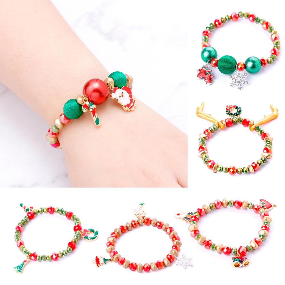 Christmas Bracelet Merry Christmas Decorations for Home Christmas Decor Santa Claus Xmas Kids Gift New Year Cristmas Decor