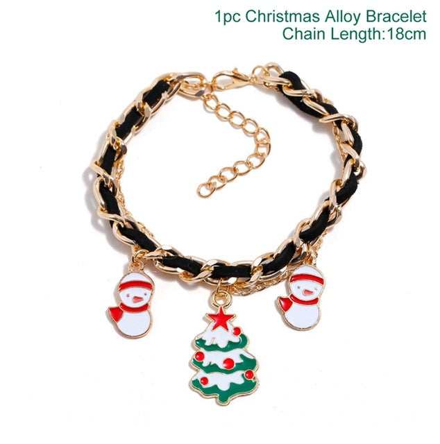 Christmas Bracelet Merry Christmas Decorations for Home Christmas Decor Santa Claus Xmas Kids Gift New Year Cristmas Decor