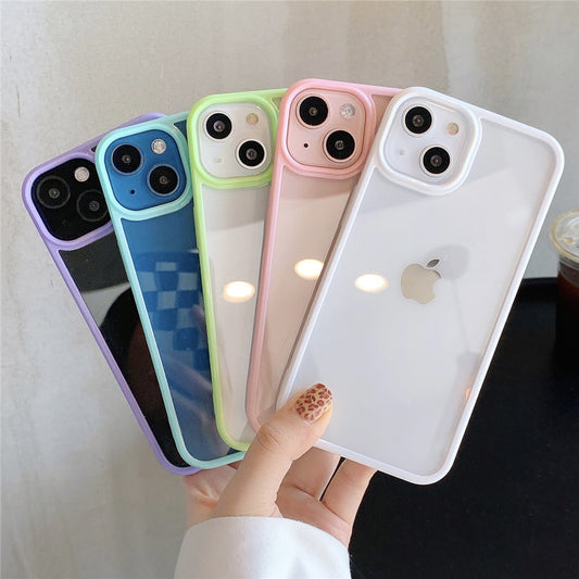 Funda Acrílica  para iPhone 14 Pro Max, 13 Mini y 15 Pro