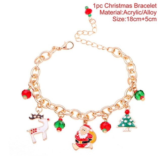 Christmas Bracelet Merry Christmas Decorations for Home Christmas Decor Santa Claus Xmas Kids Gift New Year Cristmas Decor
