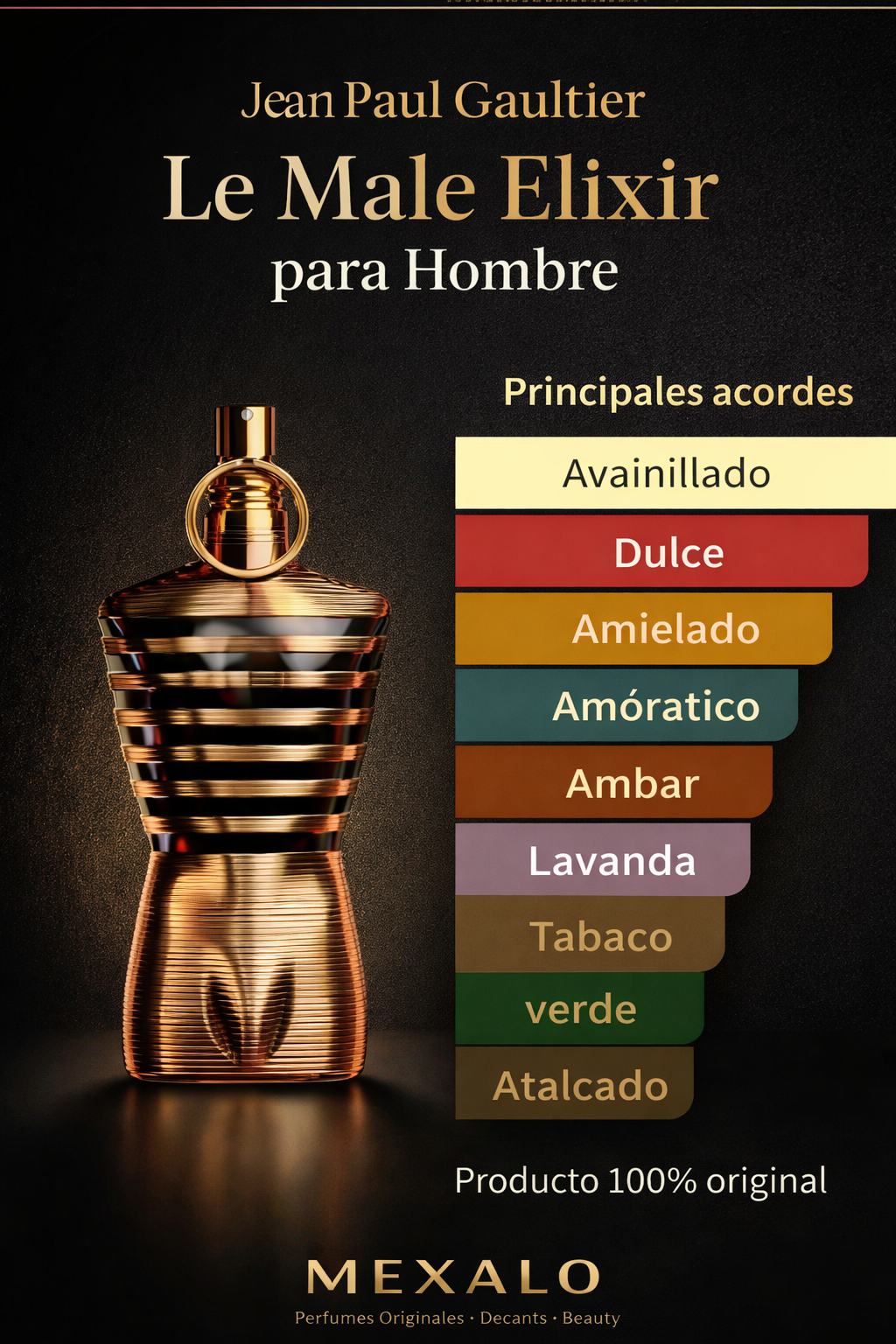 Jean Paul Gaultier Le Male Elixir 125 ml | Perfume Original para Hombre