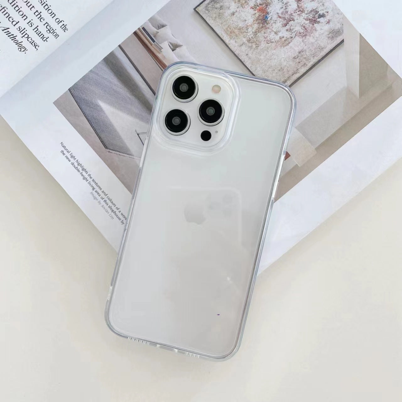 Funda Acrílica  para iPhone 14 Pro Max, 13 Mini y 15 Pro