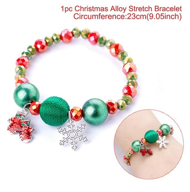 Christmas Bracelet Merry Christmas Decorations for Home Christmas Decor Santa Claus Xmas Kids Gift New Year Cristmas Decor