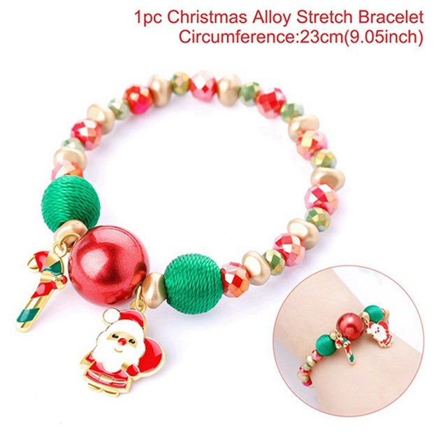 Christmas Bracelet Merry Christmas Decorations for Home Christmas Decor Santa Claus Xmas Kids Gift New Year Cristmas Decor