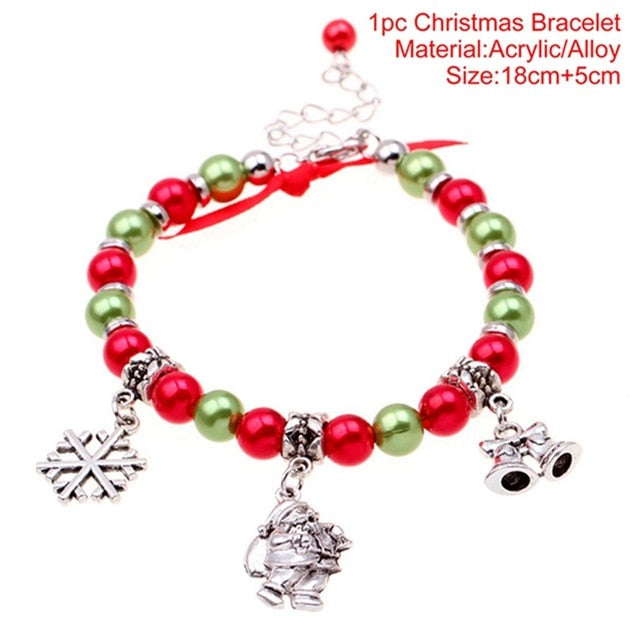 Christmas Bracelet Merry Christmas Decorations for Home Christmas Decor Santa Claus Xmas Kids Gift New Year Cristmas Decor