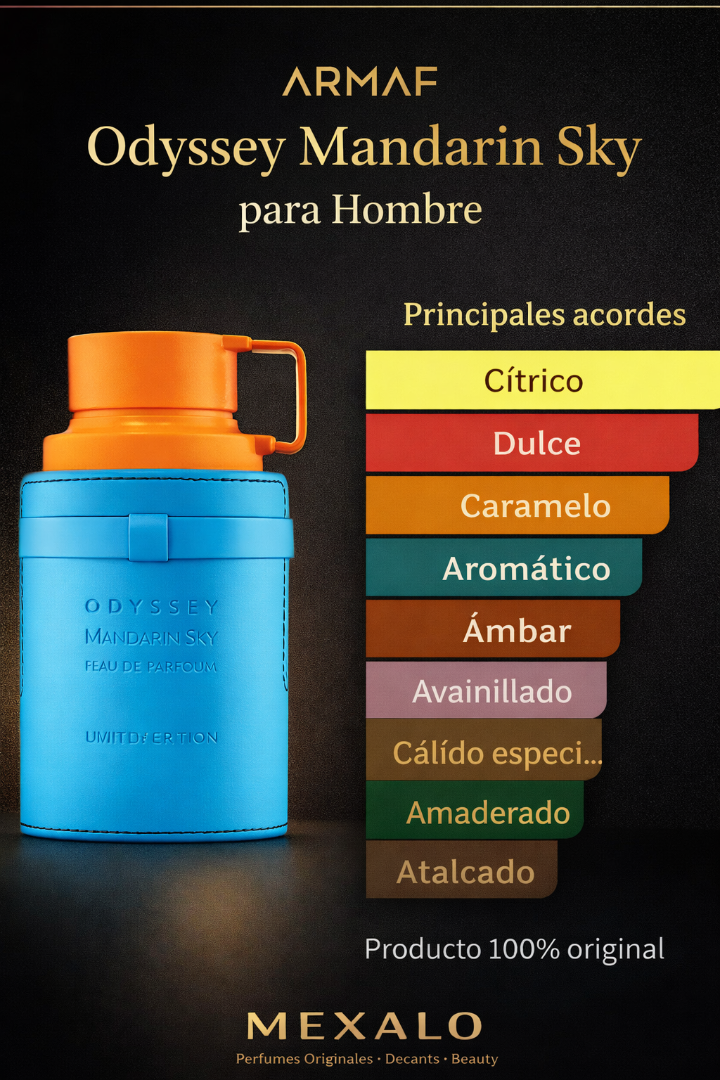 Armaf Odyssey Mandarin Sky EDP 100 ml | Perfume Original para Hombre