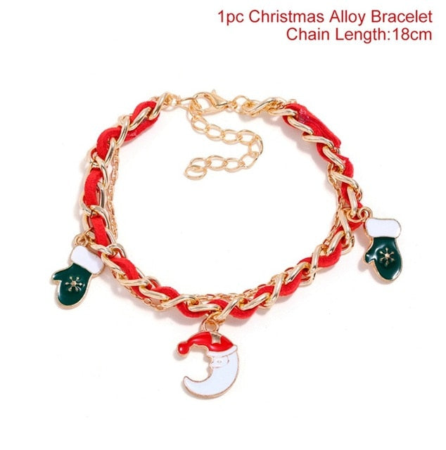 Christmas Bracelet Merry Christmas Decorations for Home Christmas Decor Santa Claus Xmas Kids Gift New Year Cristmas Decor