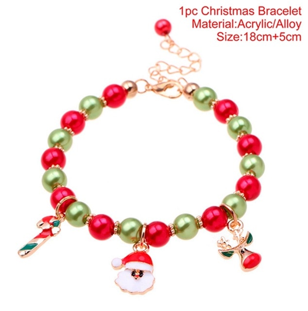 Christmas Bracelet Merry Christmas Decorations for Home Christmas Decor Santa Claus Xmas Kids Gift New Year Cristmas Decor